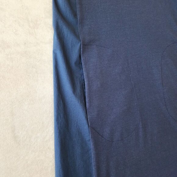 Hinson Wu Christy Dress Knit Jersey A-line Navy Dress pockets SMALL MSRP: $200 - Picture 7 of 11